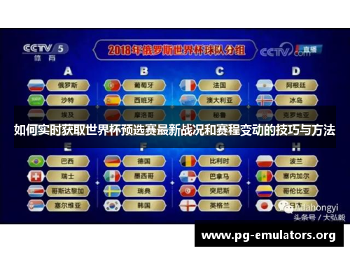 如何实时获取世界杯预选赛最新战况和赛程变动的技巧与方法